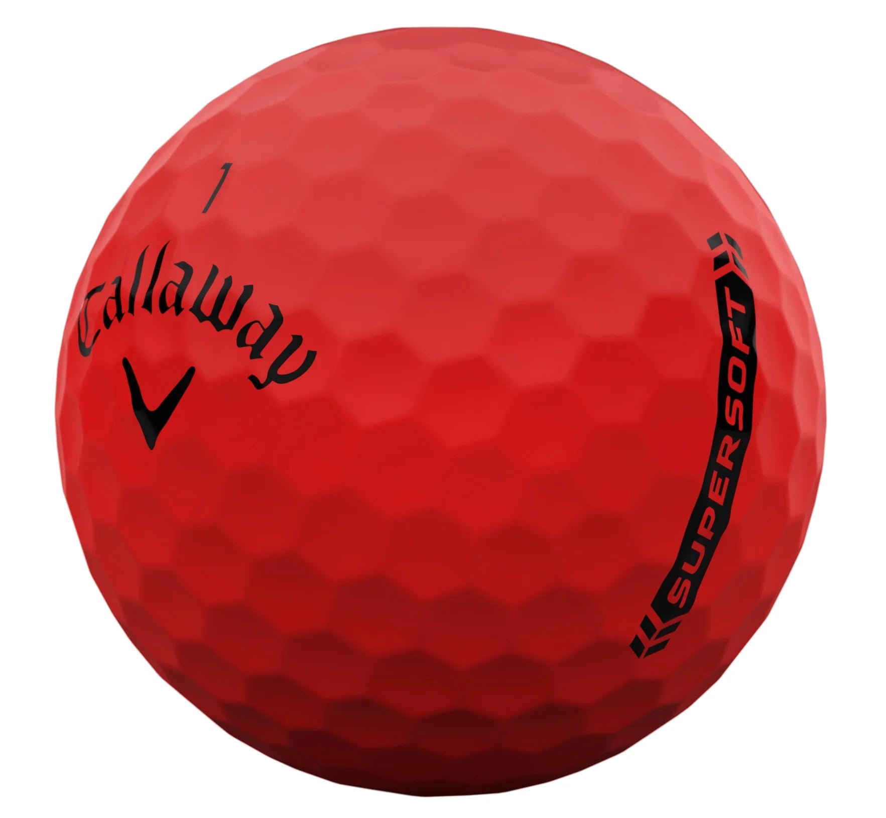 Golf 2023 Supersoft Golf Ball-Matte Red 12Pk